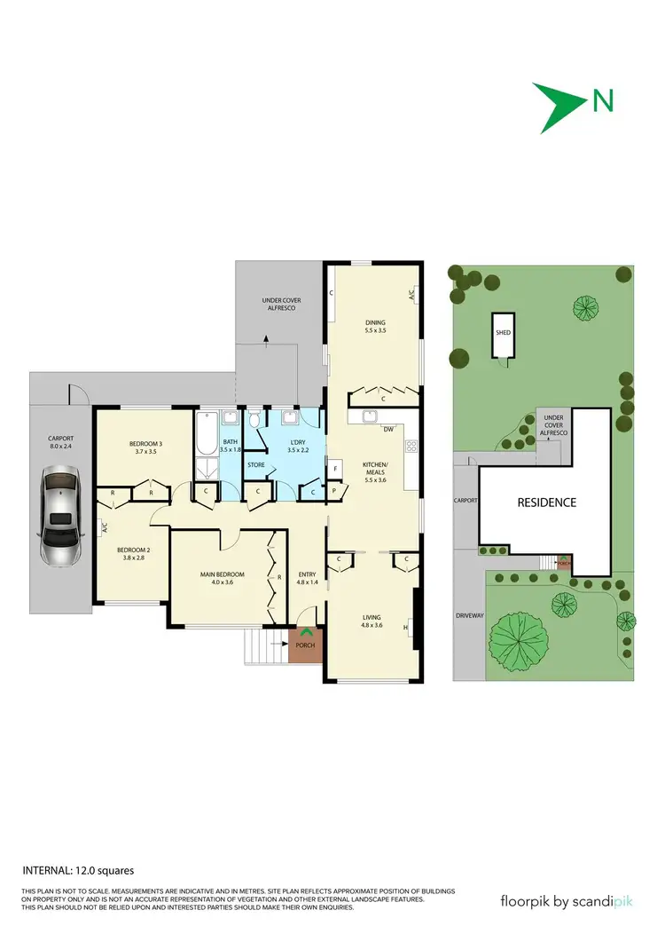 Floorplan of Homely house listing, 44 Bona Vista Road, Bayswater VIC 3153