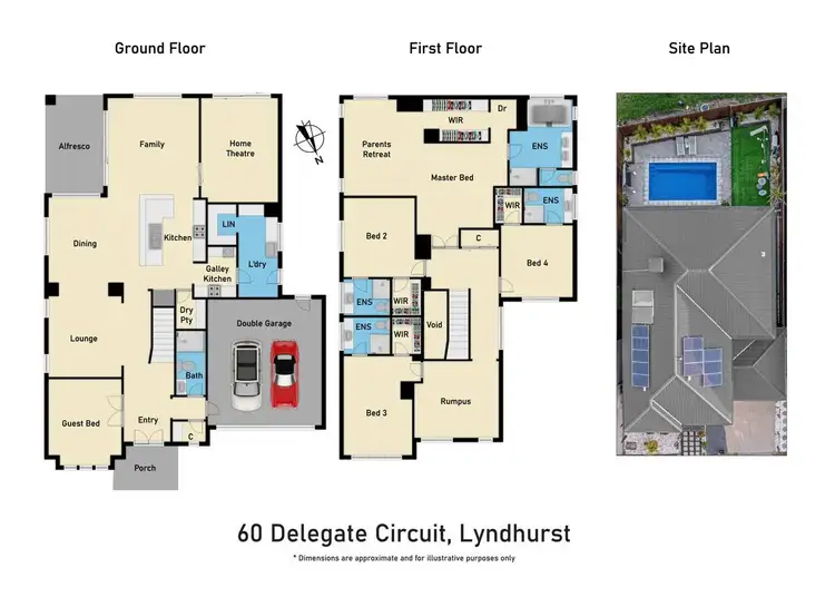 Floorplan of Homely house listing, 60 Delegate Circuit, Lyndhurst VIC 3975