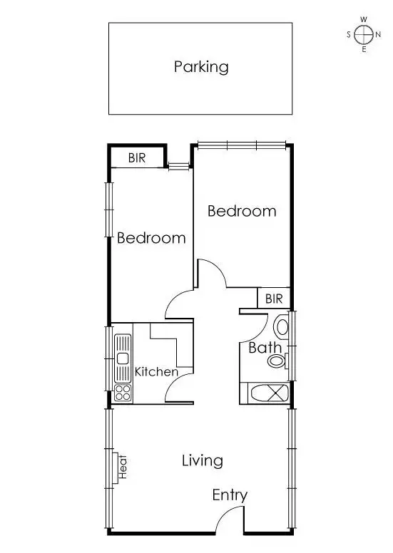 Floorplan of Homely apartment listing, 6/160 Coppin Street, Richmond VIC 3121