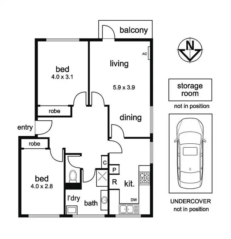 Floorplan of Homely apartment listing, 15/23 Derby Street, Kew VIC 3101