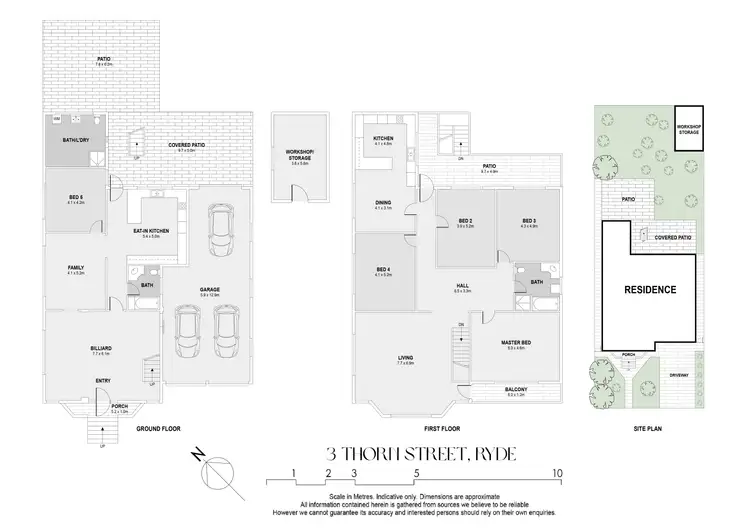 Floorplan of Homely house listing, 3 Thorn Street, Ryde NSW 2112