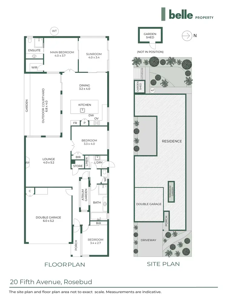 Floorplan of Homely house listing, 20 Fifth Avenue, Rosebud VIC 3939