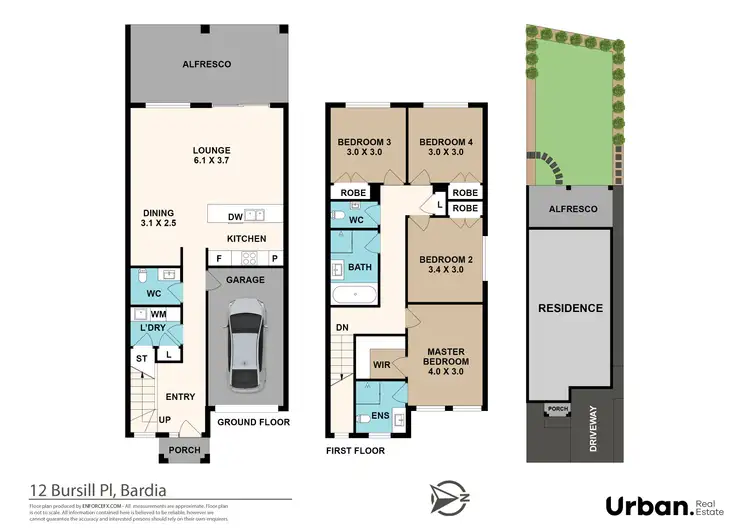 Floorplan of Homely house listing, 12 Bursill Place, Bardia NSW 2565