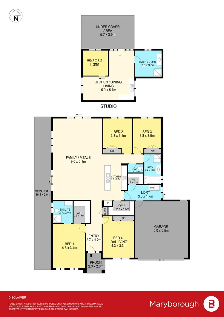 Floorplan of Homely house listing, 106 Harts Lane, Avoca VIC 3467