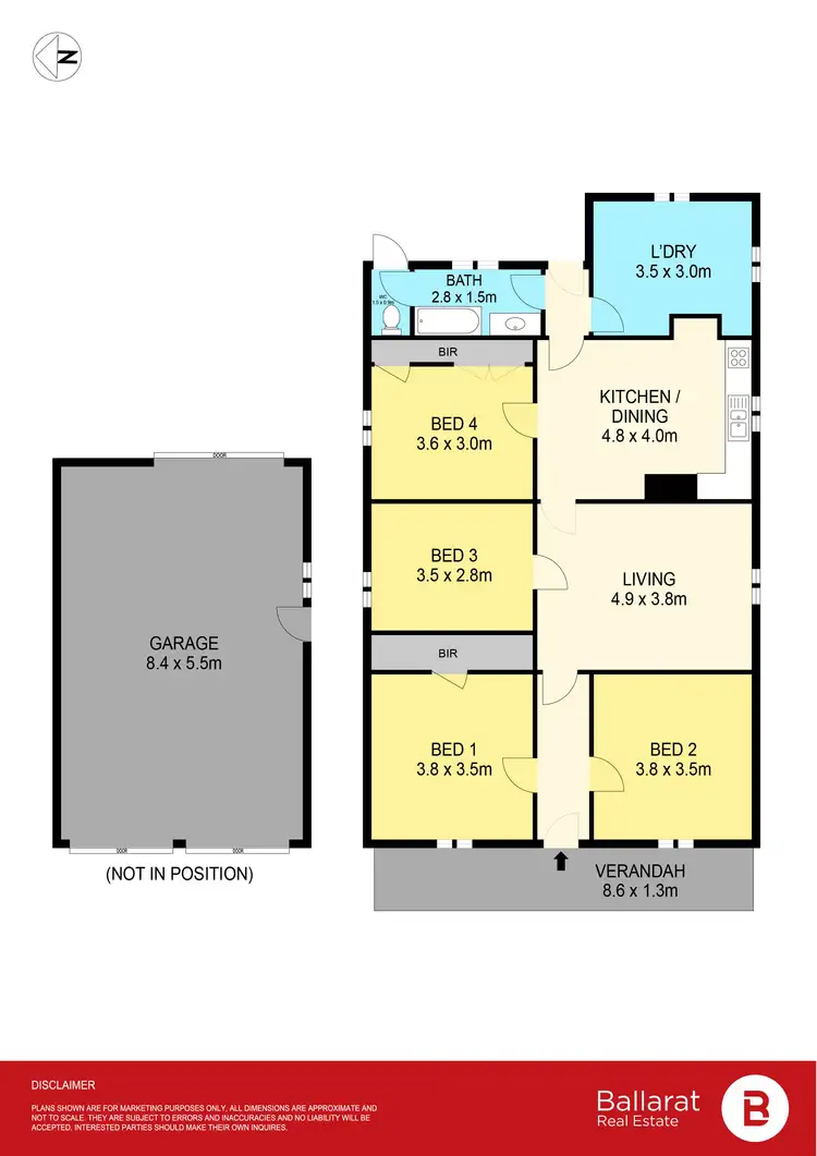 Floorplan of Homely house listing, 133 Albert Street, Sebastopol VIC 3356