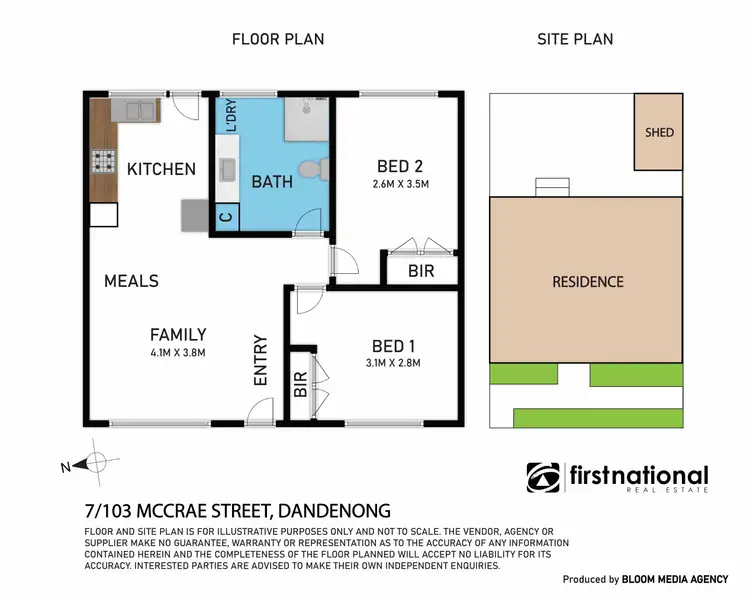 Floorplan of Homely unit listing, 7/103 McCrae Street, Dandenong VIC 3175