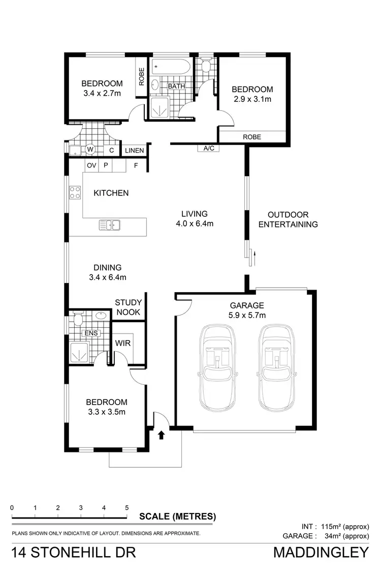 Floorplan of Homely house listing, 14 Stonehill Drive, Maddingley VIC 3340