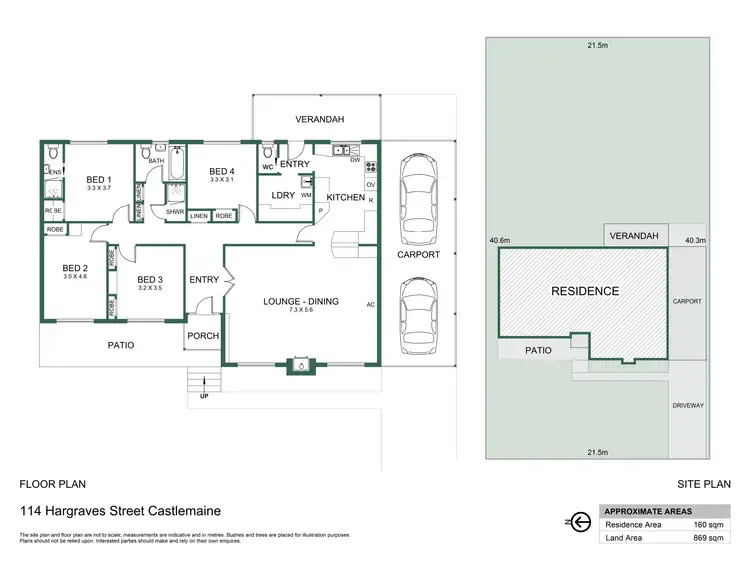 Floorplan of Homely house listing, 114 Hargraves Street, Castlemaine VIC 3450