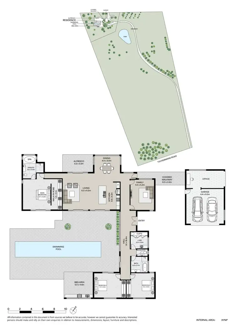Floorplan of Homely rural property listing, 74 Tuckermans Road, Mudgee NSW 2850