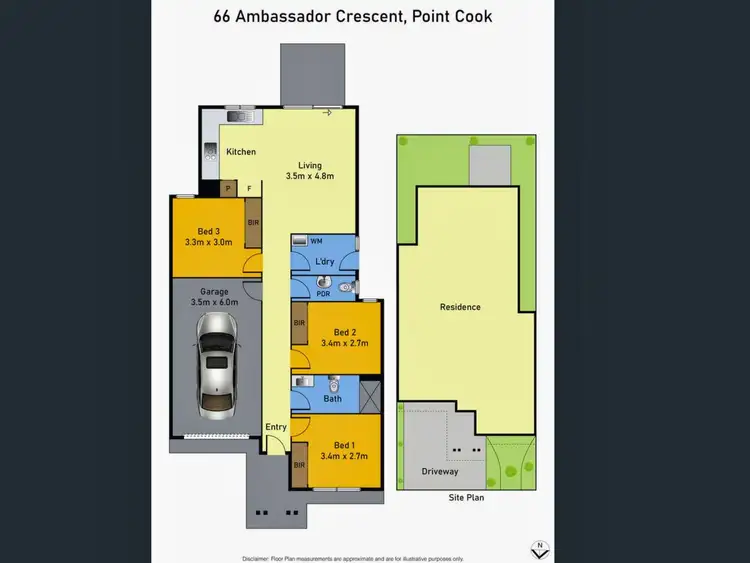Floorplan of Homely house listing, 66 Ambassador Crescent, Point Cook VIC 3030