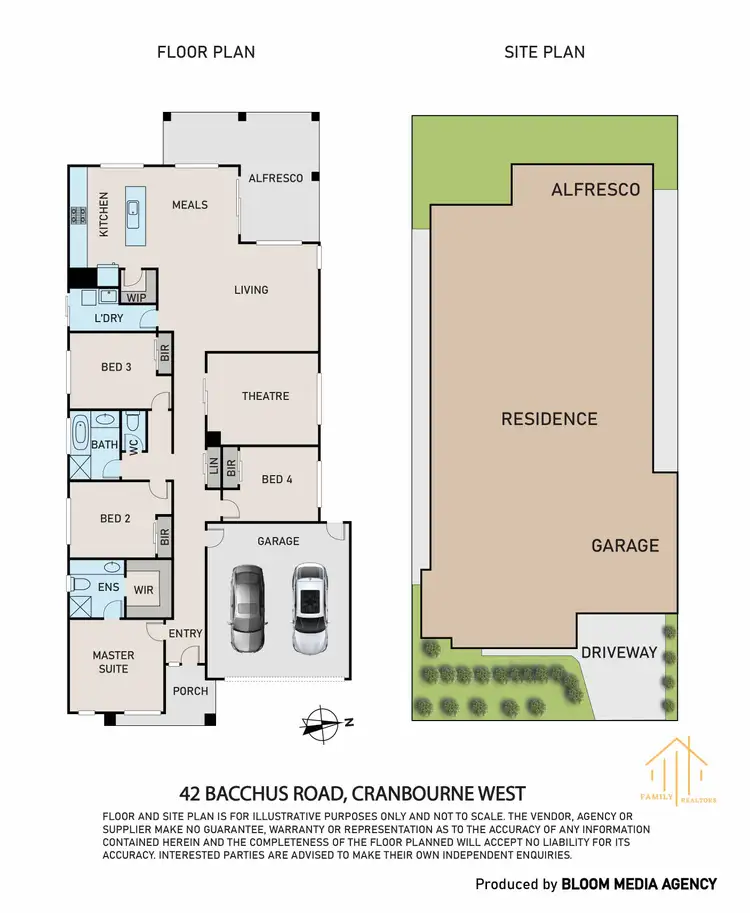 Floorplan of Homely house listing, 42 Bacchus Road, Cranbourne West VIC 3977