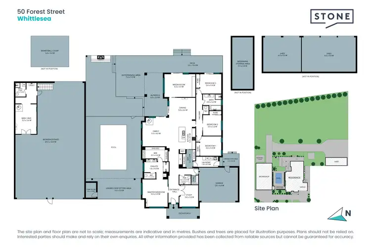 Floorplan of Homely house listing, 50 Forest Street, Whittlesea VIC 3757