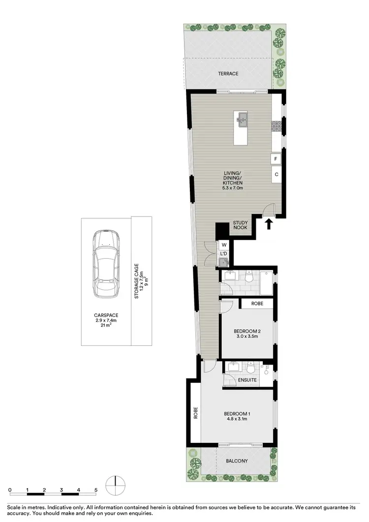 Floorplan of Homely apartment listing, 22/446-448 Bunnerong Road, Matraville NSW 2036