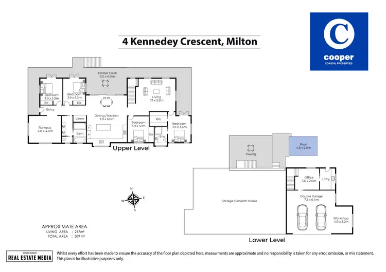 Floorplan of Homely house listing, 4 Kennedy Crescent, Milton NSW 2538