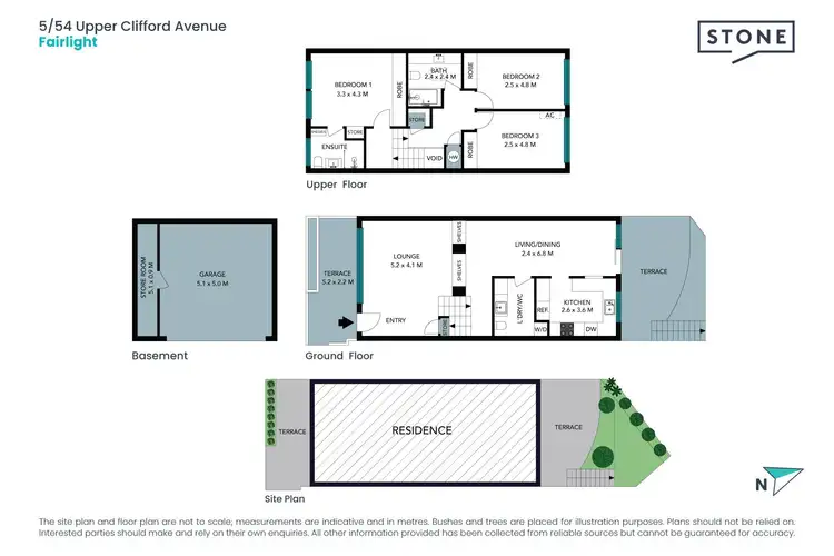 Floorplan of Homely apartment listing, 5/54 Upper Clifford Avenue, Fairlight NSW 2094
