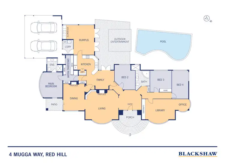 Floorplan of Homely house listing, 4 Mugga Way, Red Hill ACT 2603