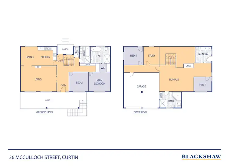 Floorplan of Homely house listing, 36 McCulloch Street, Curtin ACT 2605