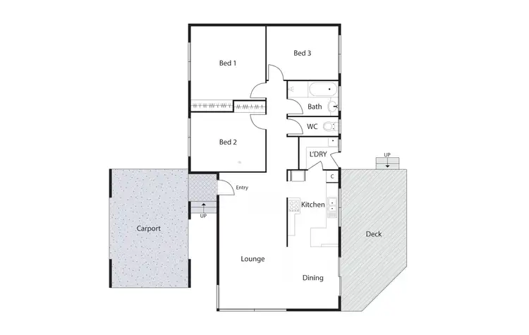 Floorplan of Homely house listing, 113 Nemarang Crescent, Waramanga ACT 2611