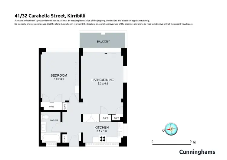 Floorplan of Homely apartment listing, 41/32 Carabella Street, Kirribilli NSW 2061