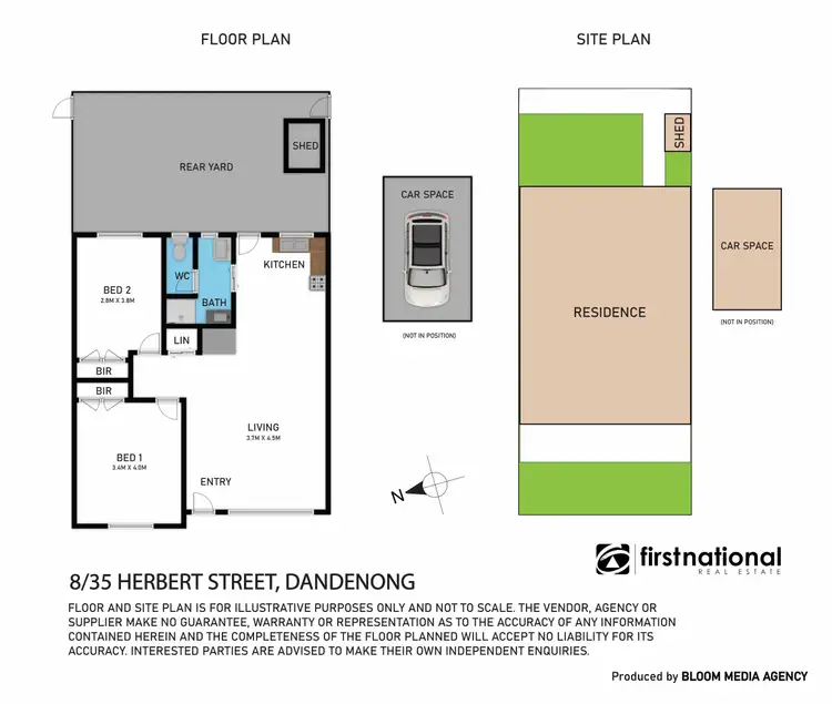 Floorplan of Homely unit listing, 8/35 Herbert Street, Dandenong VIC 3175