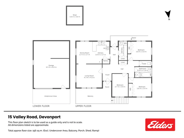Floorplan of Homely house listing, 15 Valley Road, Devonport TAS 7310