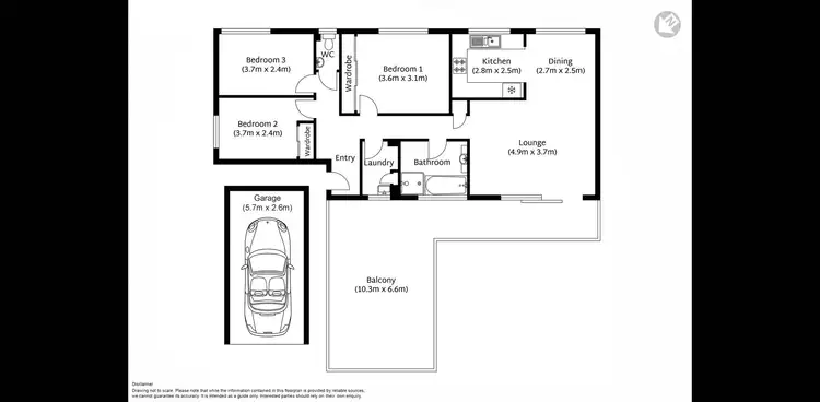 Floorplan of Homely apartment listing, 42/199 Waterloo Road, Marsfield NSW 2122