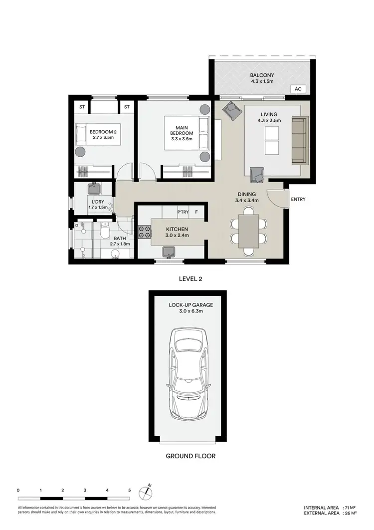 Floorplan of Homely apartment listing, 23/97-99 The Boulevarde, Wiley Park NSW 2195