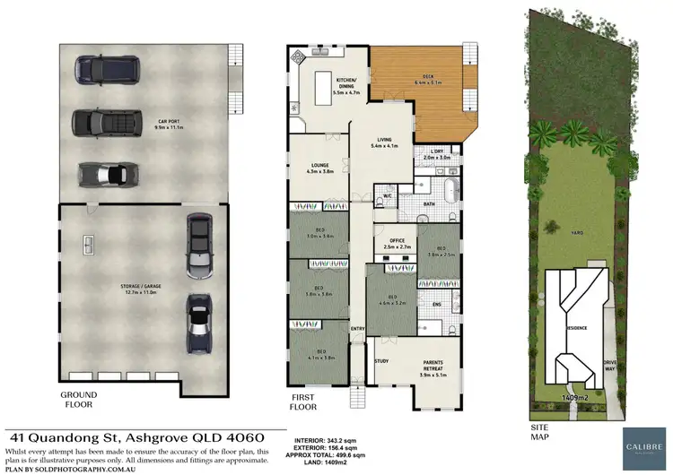 Floorplan of Homely house listing, 41 Quandong Street, Ashgrove QLD 4060