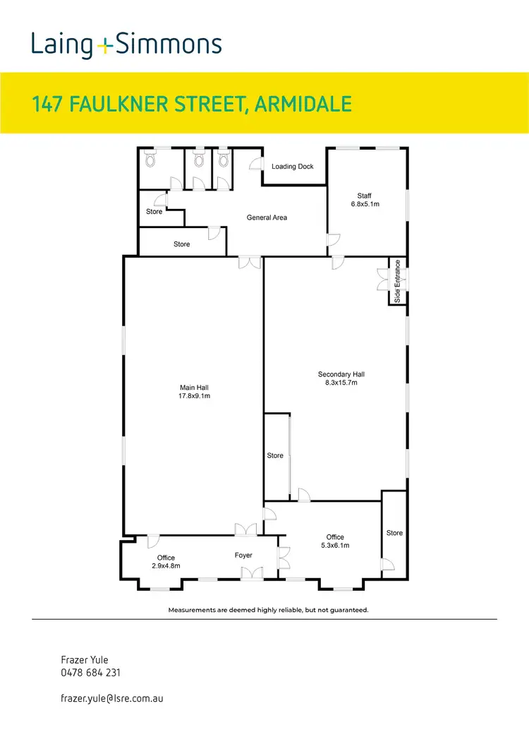 Floorplan of Homely house listing, 147 Faulkner Street, Armidale NSW 2350