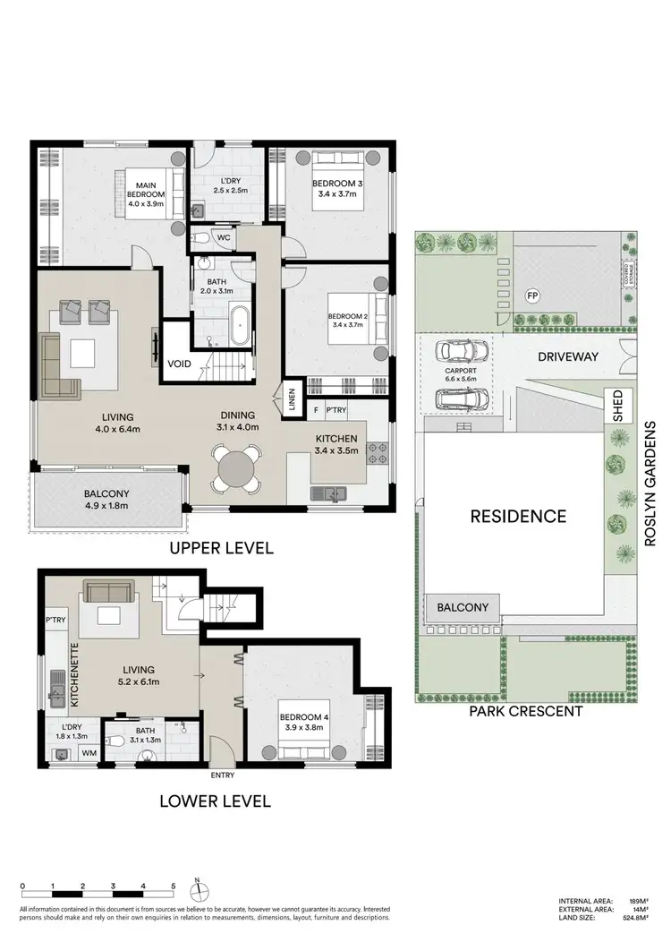 Floorplan of Homely house listing, 6 Park Crescent, Green Point NSW 2251