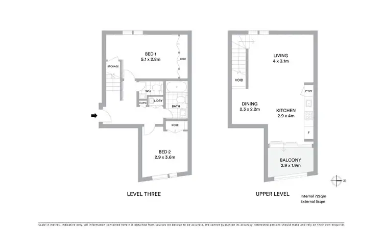 Floorplan of Homely apartment listing, 20/86 Cope Street, Waterloo NSW 2017