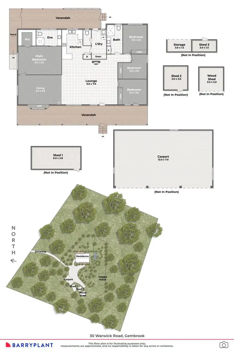 Floorplan of Homely house listing, 30 Warwick Road, Gembrook VIC 3783