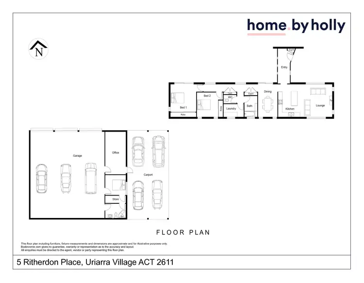 Floorplan of Homely house listing, 5 Ritherdon Place, Uriarra Village ACT 2611