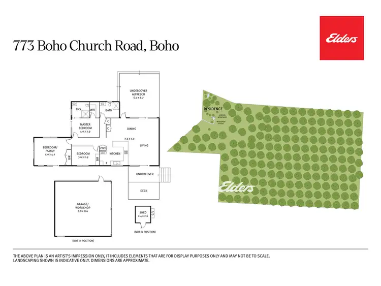 Floorplan of Homely rural property listing, 773 Boho Church Road, Boho VIC 3669