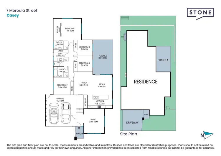Floorplan of Homely house listing, 7 Meroula Street, Casey ACT 2913
