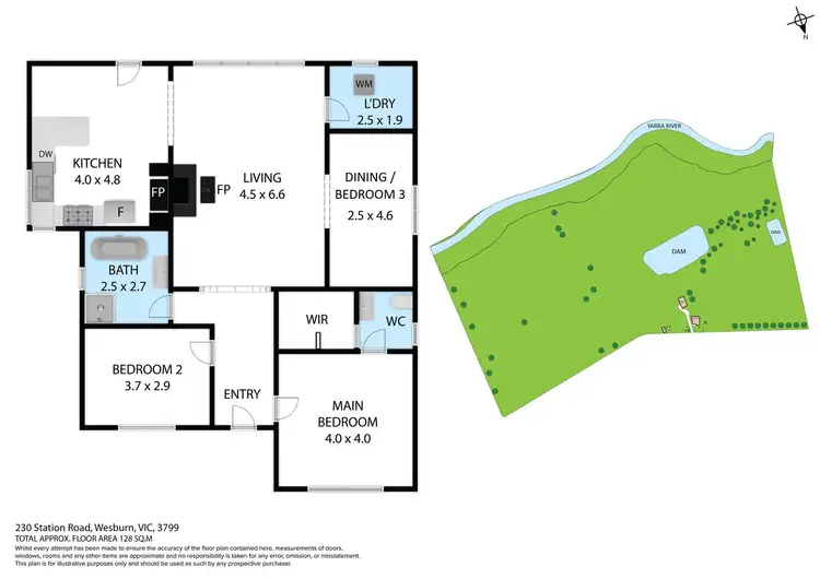Floorplan of Homely house listing, 230 Station Road, Wesburn VIC 3799