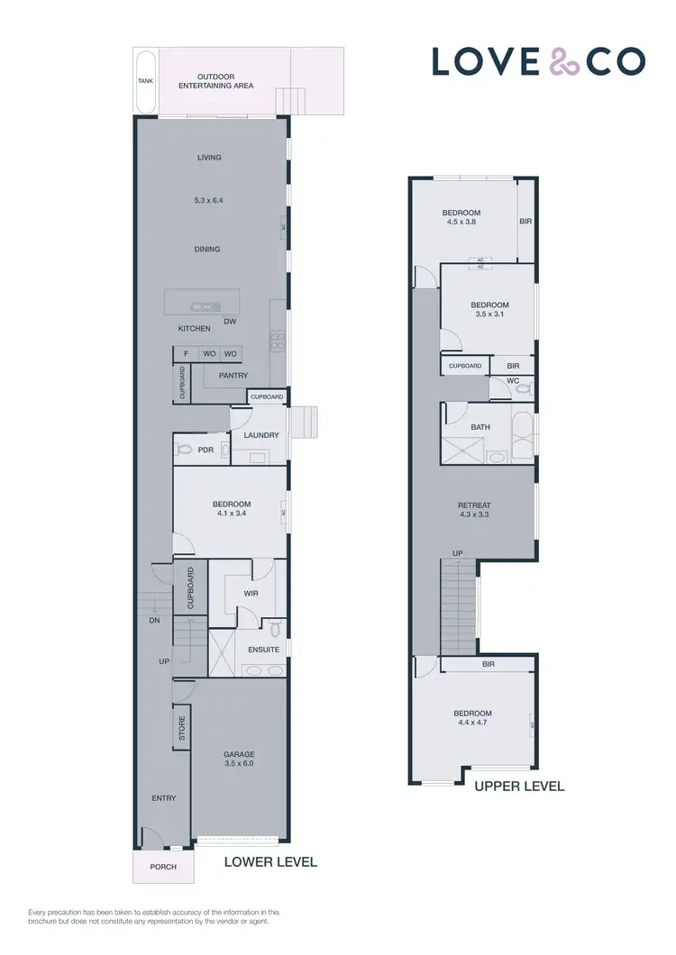 Floorplan of Homely townhouse listing, 47 Ryder Street, Niddrie VIC 3042