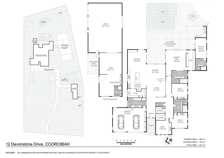 Floorplan of Homely house listing, 12 Devonstone Drive, Cooroibah QLD 4565