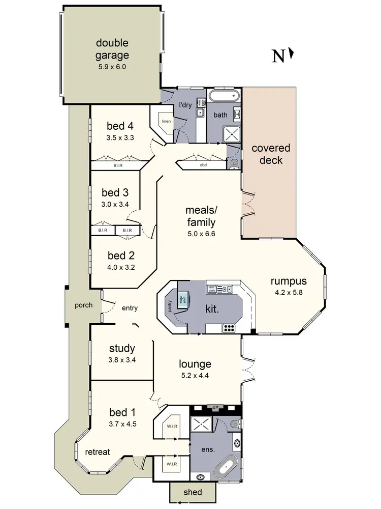 Floorplan of Homely house listing, 21 Bellbird Drive, Lilydale VIC 3140