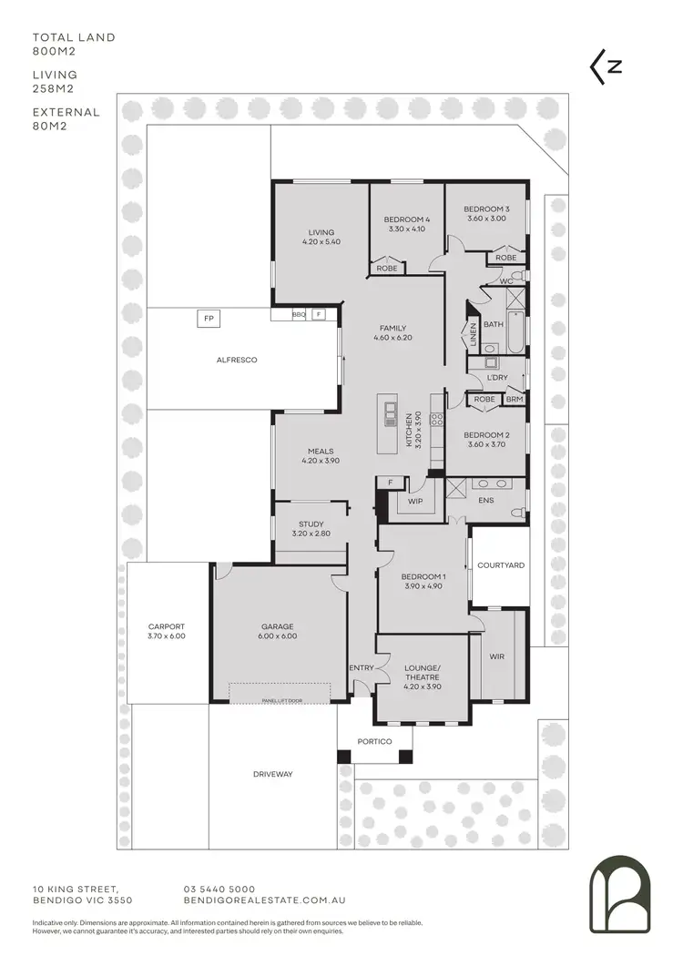 Floorplan of Homely house listing, 3 McInnes Street, Big Hill VIC 3555