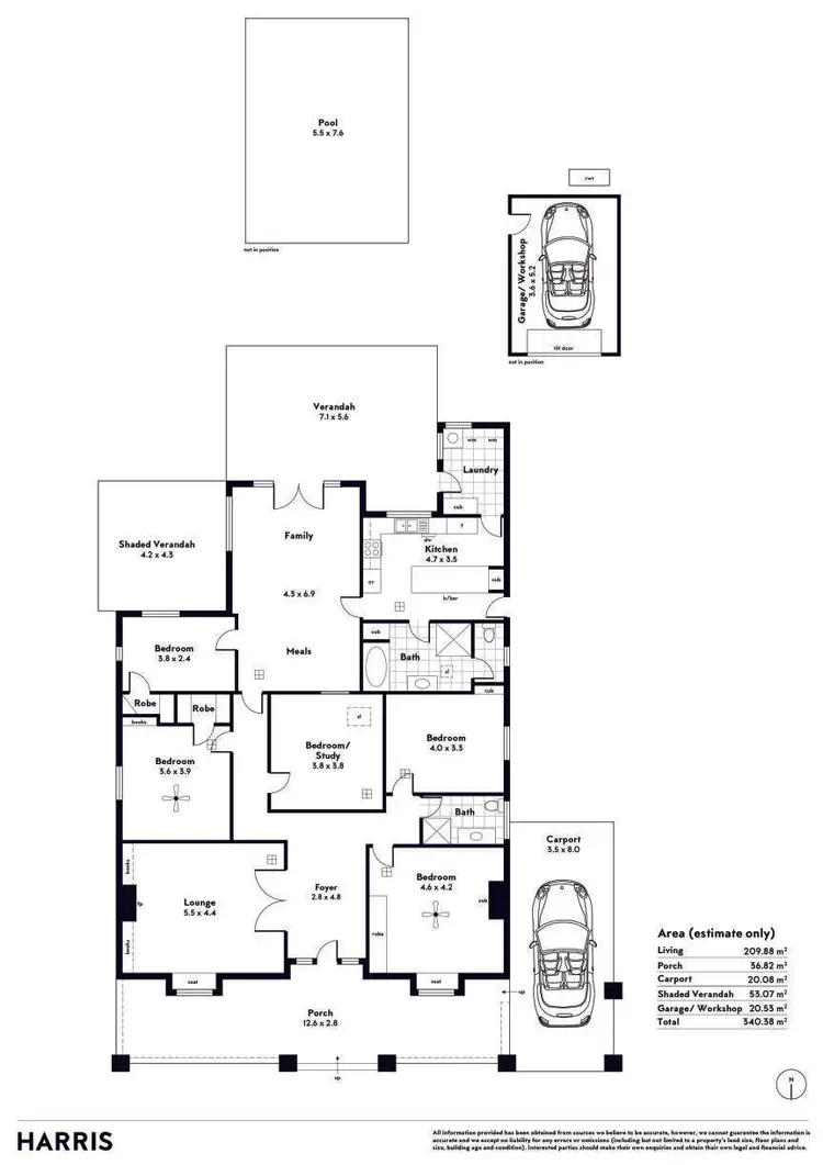 Floorplan of Homely house listing, 67 Fisher Street, Myrtle Bank SA 5064