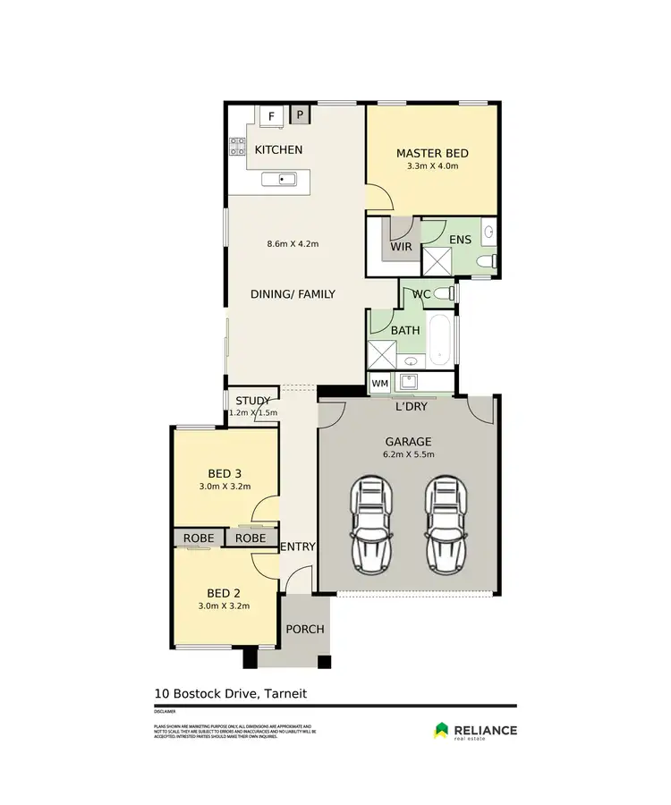 Floorplan of Homely house listing, 10 Bostock Drive, Tarneit VIC 3029