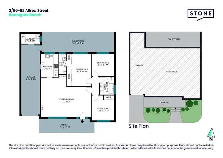 Floorplan of Homely villa listing, 3/80-82 Alfred Street, Ramsgate Beach NSW 2217