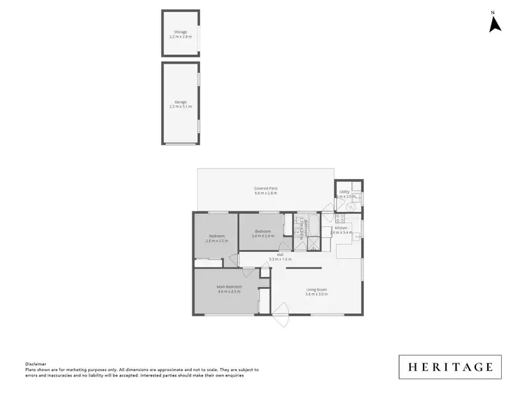 Floorplan of Homely house listing, 13 Una Avenue, Charmhaven NSW 2263