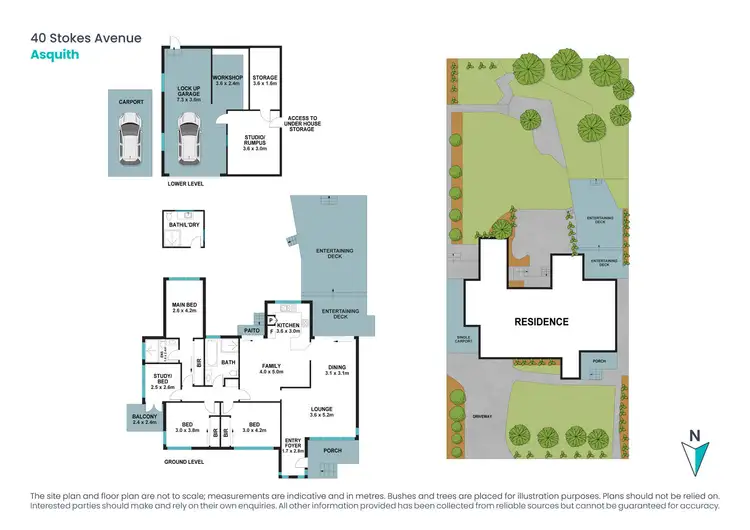 Floorplan of Homely house listing, 40 Stokes Avenue, Asquith NSW 2077