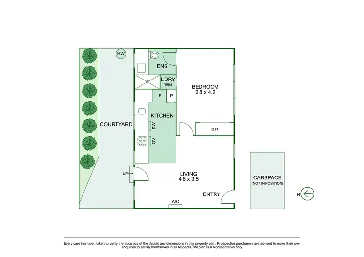 Floorplan of Homely apartment listing, 3/20-22 Trinian Street, Prahran VIC 3181
