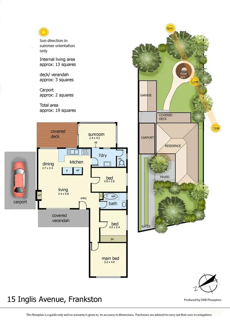 Floorplan of Homely house listing, 15 Inglis Avenue, Frankston VIC 3199