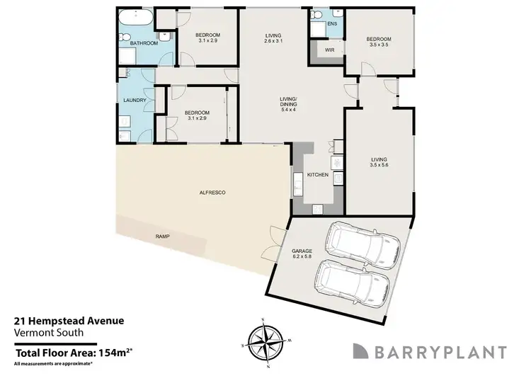 Floorplan of Homely house listing, 21 Hempstead Avenue, Vermont South VIC 3133
