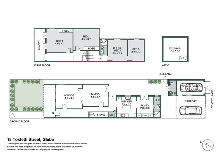 Floorplan of Homely house listing, 18 Toxteth Road, Glebe NSW 2037