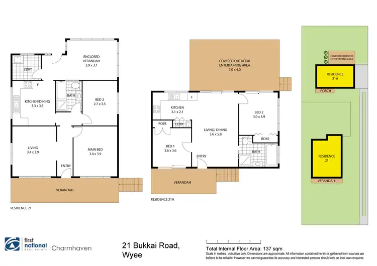 Floorplan of Homely house listing, 21 & 21A Bukkai Road, Wyee NSW 2259